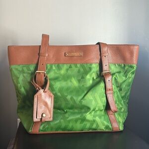 Heys Green and Tan Travel Tote with Removable Insert